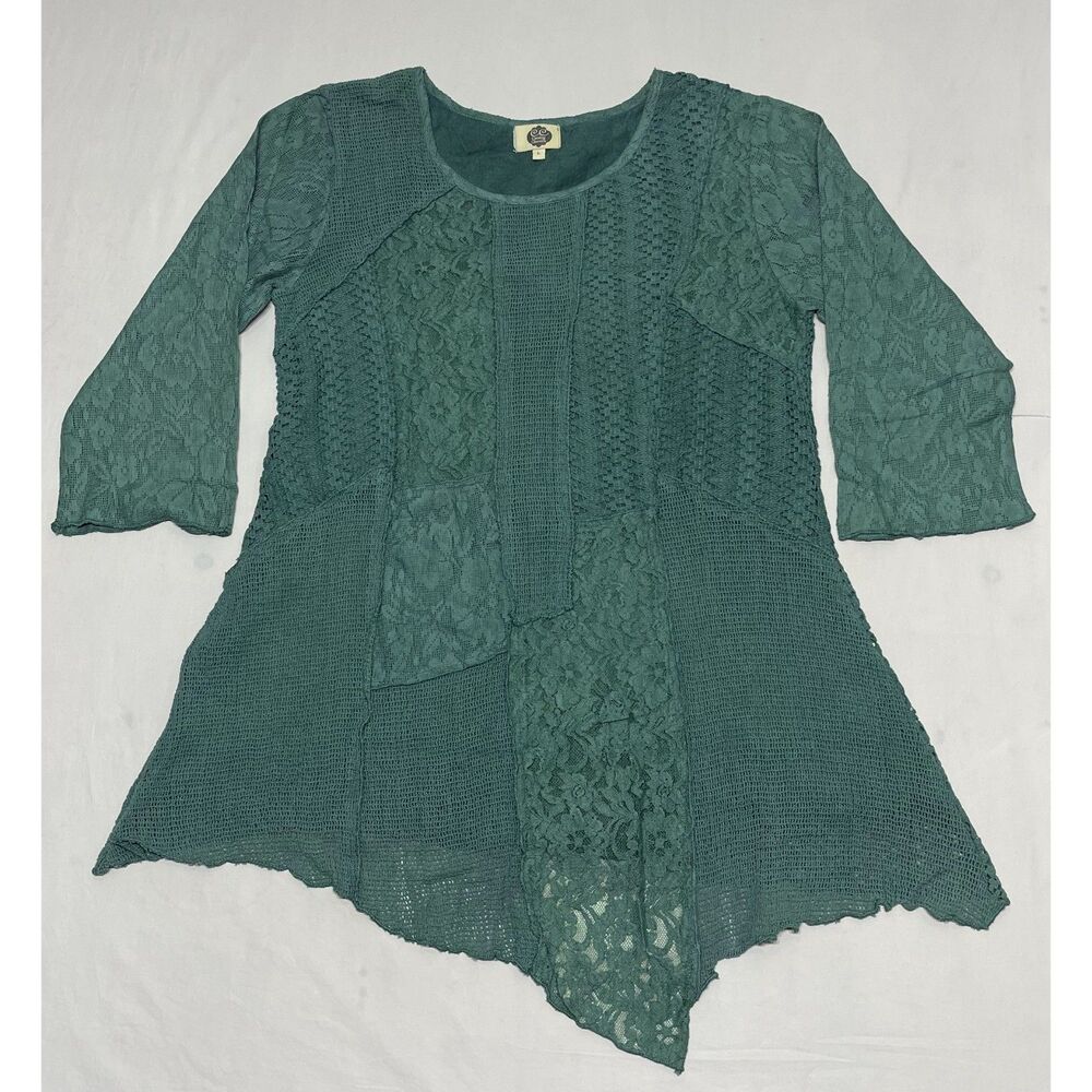 Catalog Classics Tunic - Size L - Green